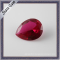 Prix ​​d&#39;usine Gemstone synthétique Corindon 5 # Ruby pour bijoux